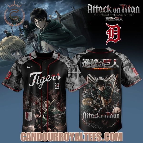 Detroit Tigers x Attack on Titan 2026 Jersey