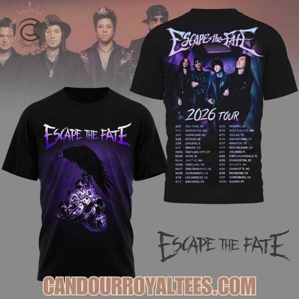 Escape The Fate 2026 Tour T-Shirt