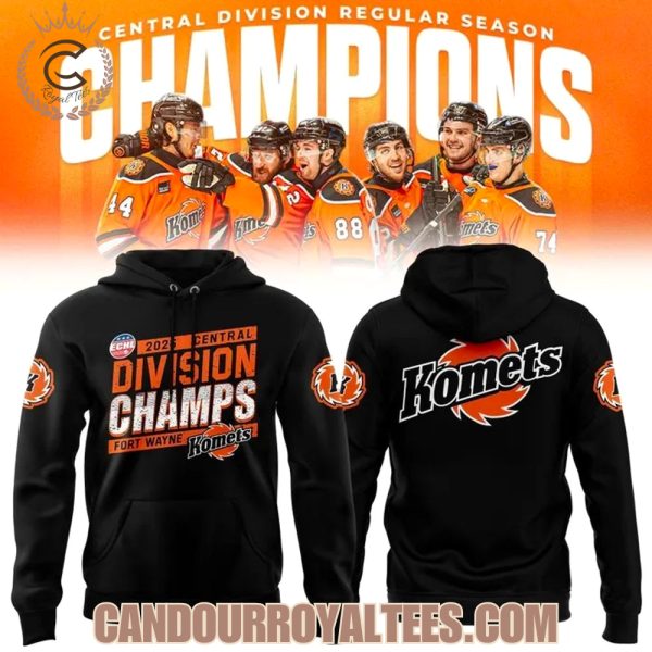 Fort Wayne Komets 2025-26 Central Division Champions Hoodie