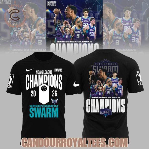 Greensboro Swarm G League Champions Tshirt, Hoodie