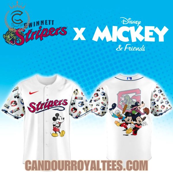 Gwinnett Stripers Mickey Mouse Night Jersey