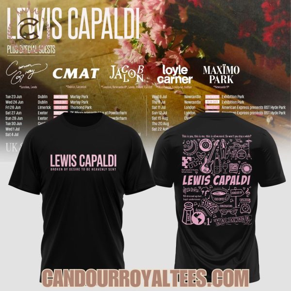 Lewis Capaldi UK & Ireland Summer 2026 Tshirt, Hoodie