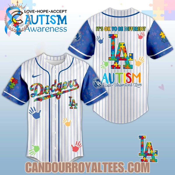 Los Angeles Dodgers Autism Awareness 2026 Jersey