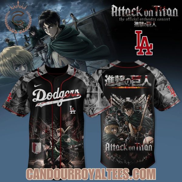 Los Angeles Dodgers x Attack on Titan 2026 Jersey