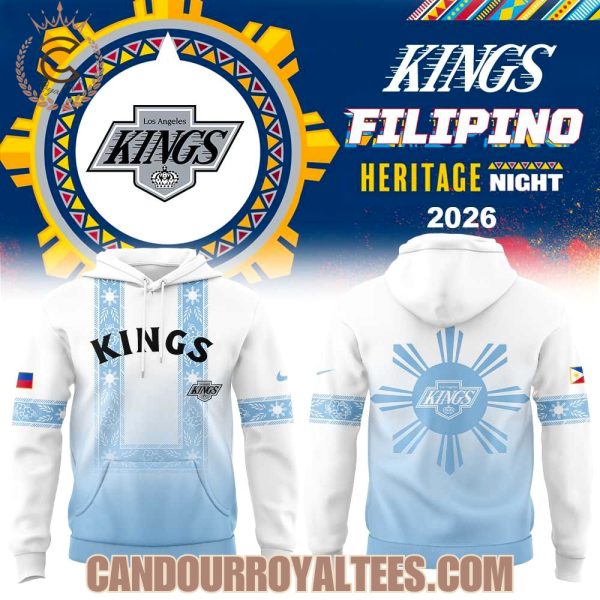Los Angeles Kings Filipino Heritage Night 2026 Hoodie