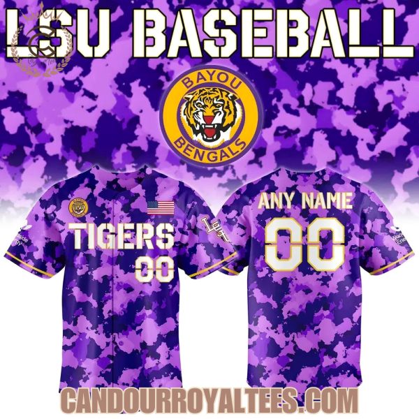 LSU Baseball 2026 Camo Jersey