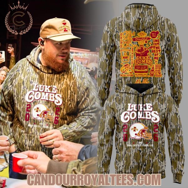 Luke Combs My Kinda Saturday Night Tour 2026 Ames, Iowa – Jack Trice Stadium Hoodie