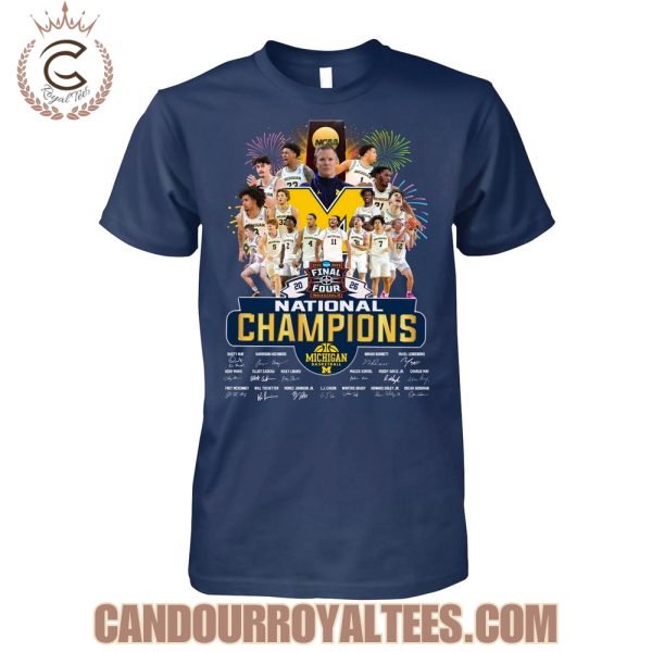 Michigan Wolverines Men’s Basketball National Champions 2026 T-Shirt
