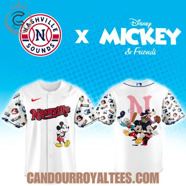 Nashville Sounds Mickey Mouse Night Jersey