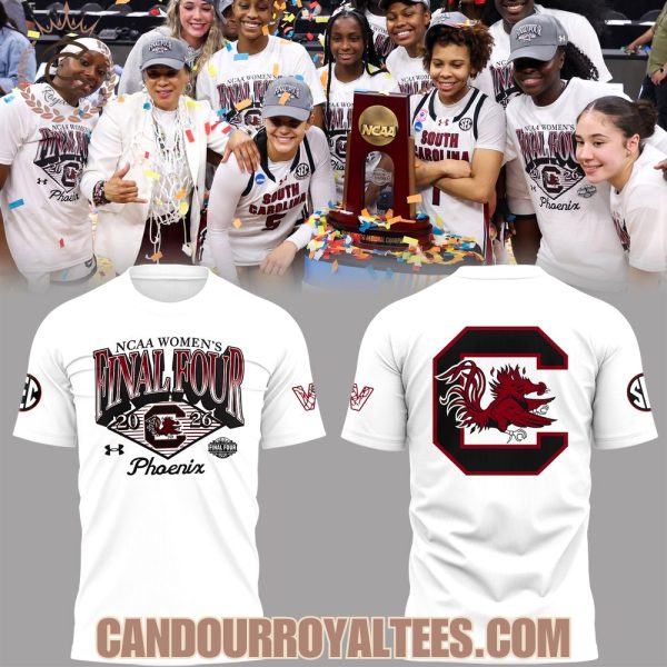 NCAA Women’s Final Four 2026 South Carolina Gamecocks Tshirt, Hooie