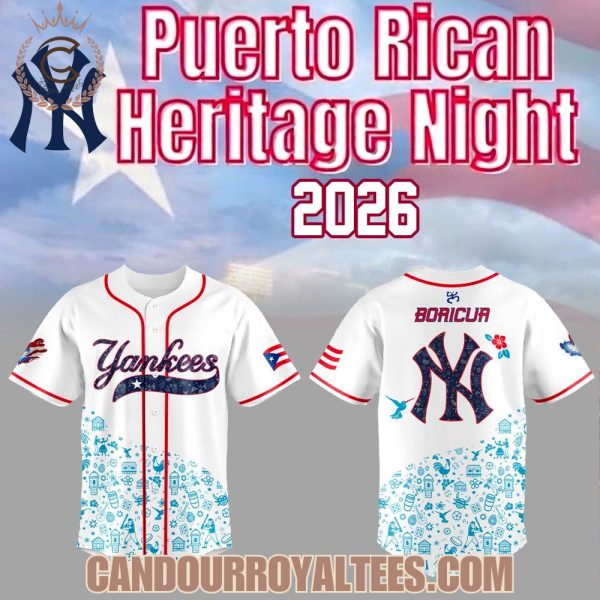 New York Yankees Puerto Rican Heritage Night 2026 Jersey