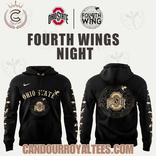 Ohio State Buckeyes x Fourth Wings Night 2026 Hoodie
