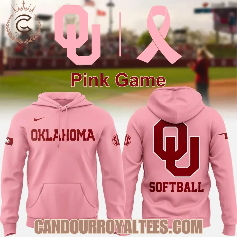 Oklahoma Sooners Pink Game Hoodie Oklahoma Sooners Pink Game Hoodie
