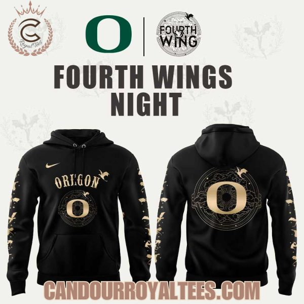 Oregon Ducks x Fourth Wings Night 2026 Hoodie