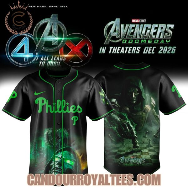 Philadelphia Phillies x Avengers Doomsday 2026 Doctor Doom Jersey