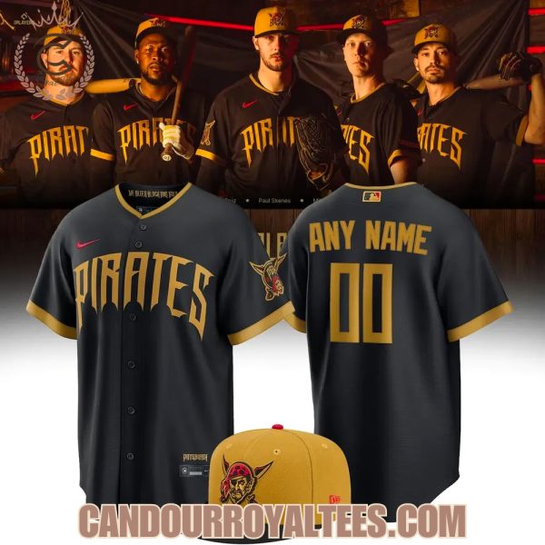 Pittsburgh Pirates Black 2026 City Connect Stadium Jersey