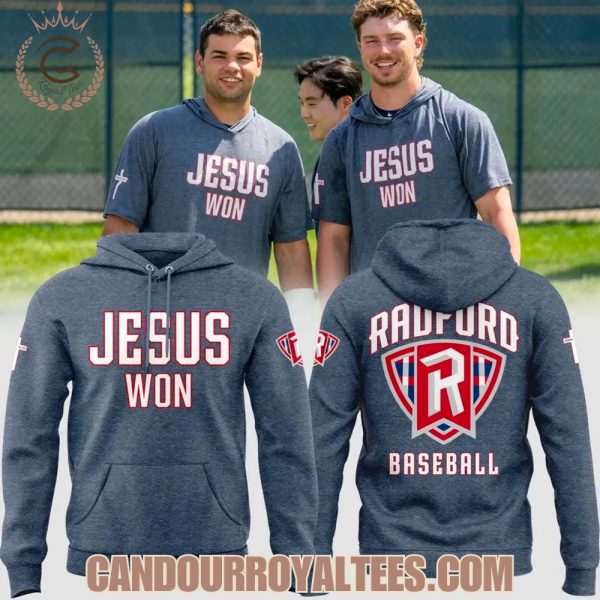 Radford Baseball Jesus Won Hoodie