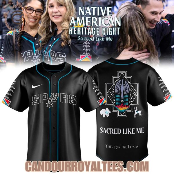 San Antonio Spurs Native American Heritage Night Sacred Like Me Jersey