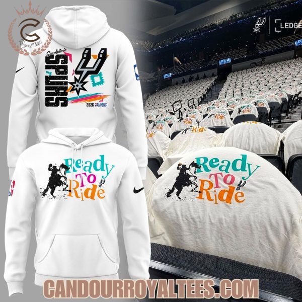 San Antonio Spurs Ready To Ride Fan Appreciation Night Hoodie
