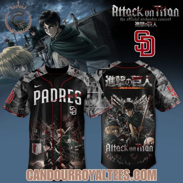 San Diego Padres x Attack on Titan 2026 Jersey