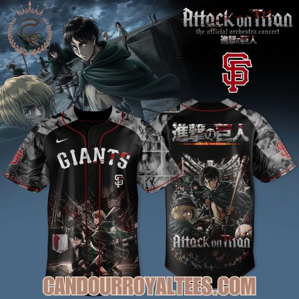 San Francisco Giants x Attack on Titan 2026 Jersey