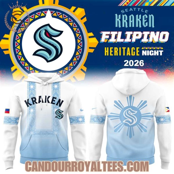 Seattle Kraken Filipino Heritage Night 2026 Hoodie