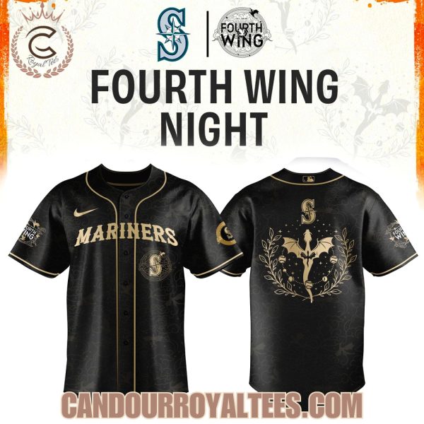 Seattle Mariners Fourth Wings Night 2026 Black Jersey