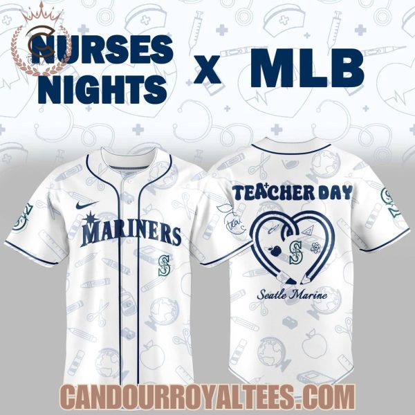 Seattle Mariners Nurse Life Meets Emerald City Vibes Game Day Baseball Spirit Jersey