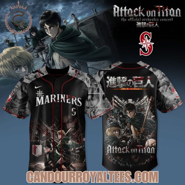 Seattle Mariners x Attack on Titan 2026 Jersey