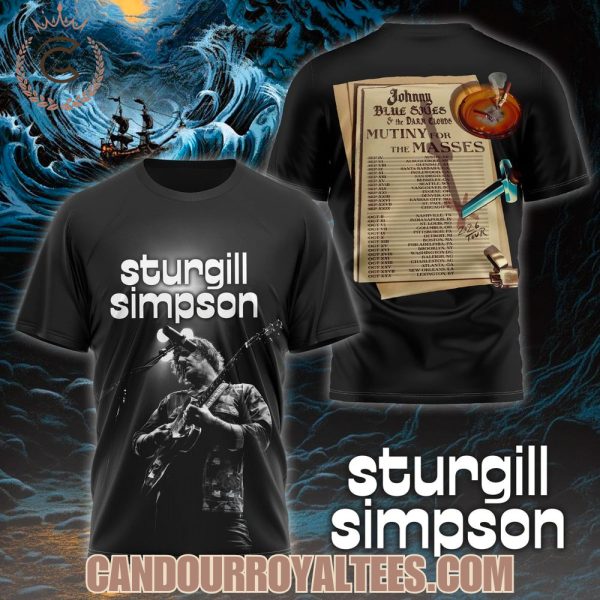 Sturgill Simpson Johnny Blue Skies & the Dark Clouds Set Fall Arena Tour 2026 T-Shirt, Hoodie