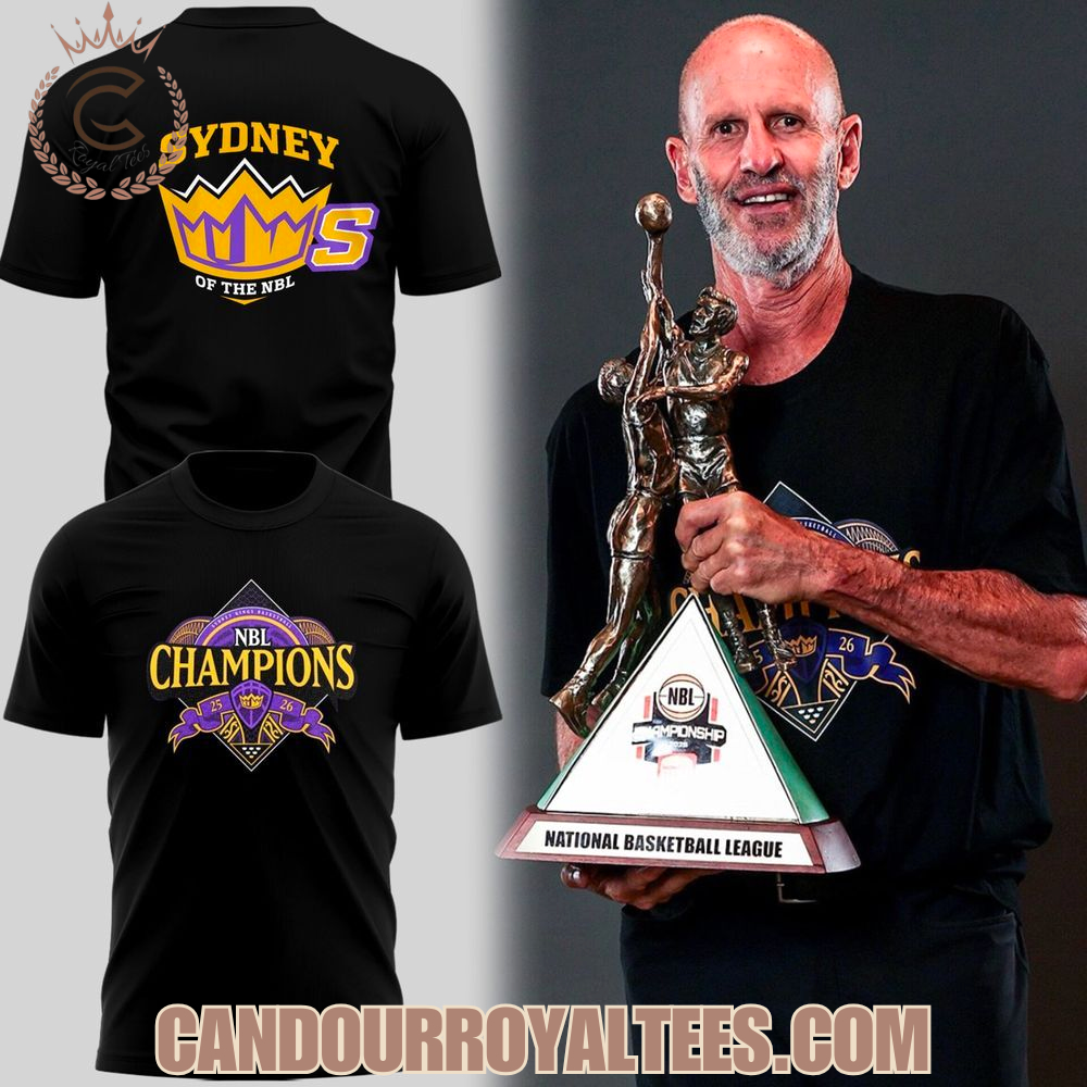 Sydney Kings 2026 National Basketball League Champions T-Shirt Sydney Kings 2026 National Basketball League Champions T-Shirt