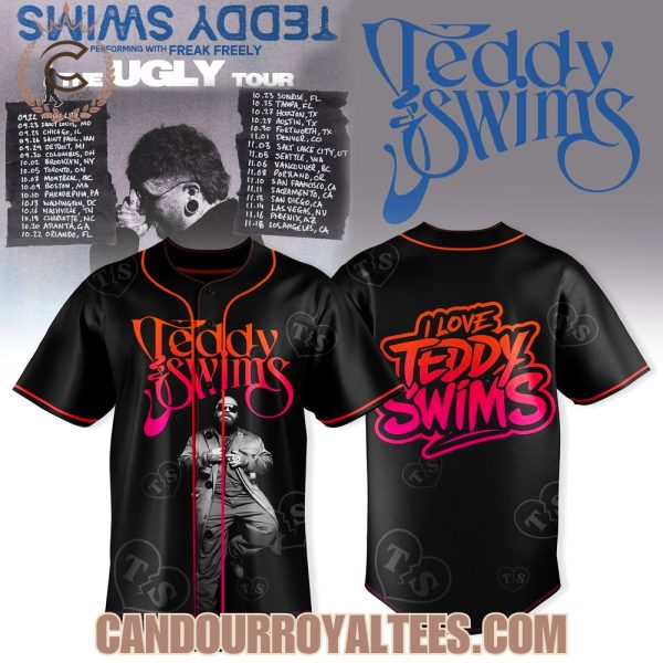 Teddy Swims 2026 The Ugly Tour Baseball Jersey