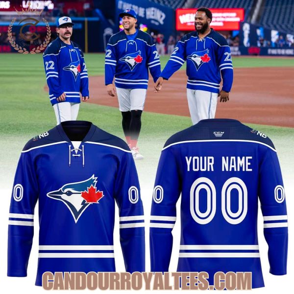 Toronto Blue Jays Hockey Night in Canada Hockey Jersey