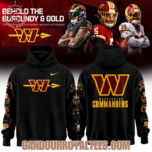 Washington Commanders Behold The Burgundy & Gold Hoodie