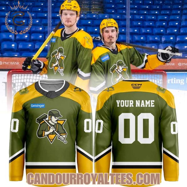 Wilkes-Barre/Scranton Penguins Steamtown Gandy Dancers Hockey Jersey