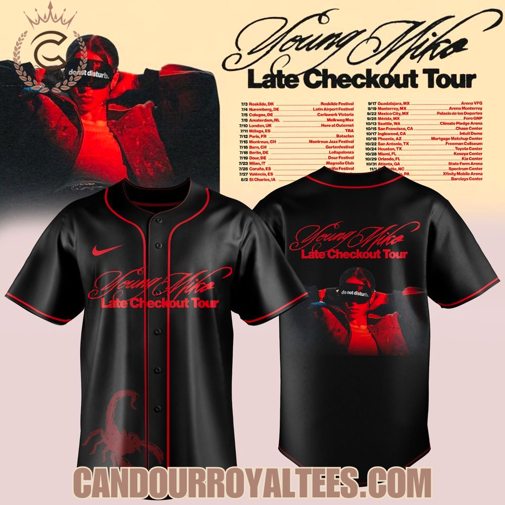 Young Miko Late Checkout Tour Jersey Young Miko Late Checkout Tour Jersey