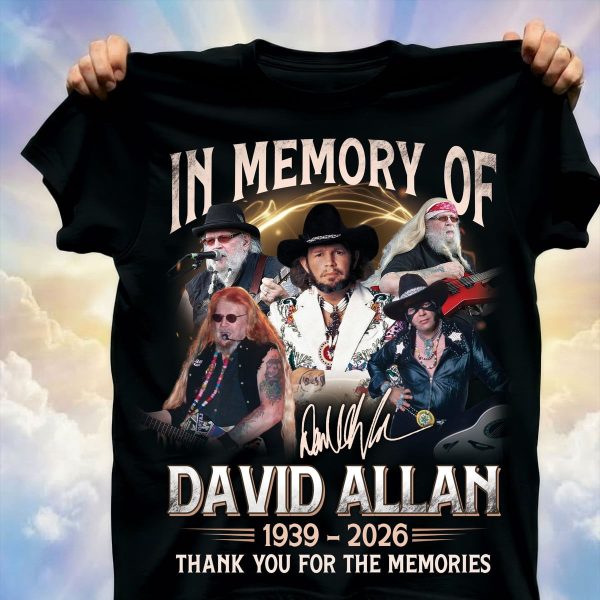 In Memory Of David Allan 1939 – 2026 Thank You For The Memories T-Shirt