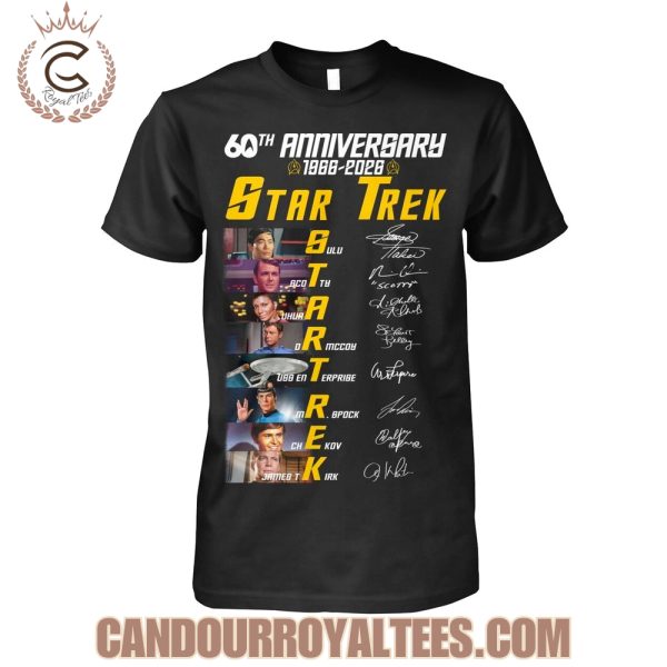 60th Anniversary 1966-2026 Star Trek T-Shirt