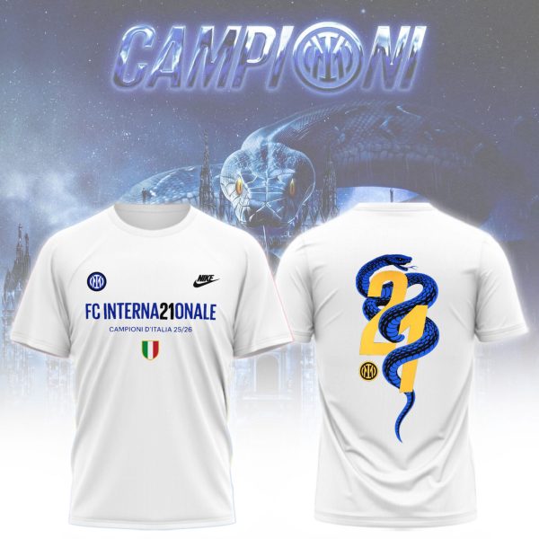 FC Internazionale Milano Campioni D’Italia 25/26 T-Shirt