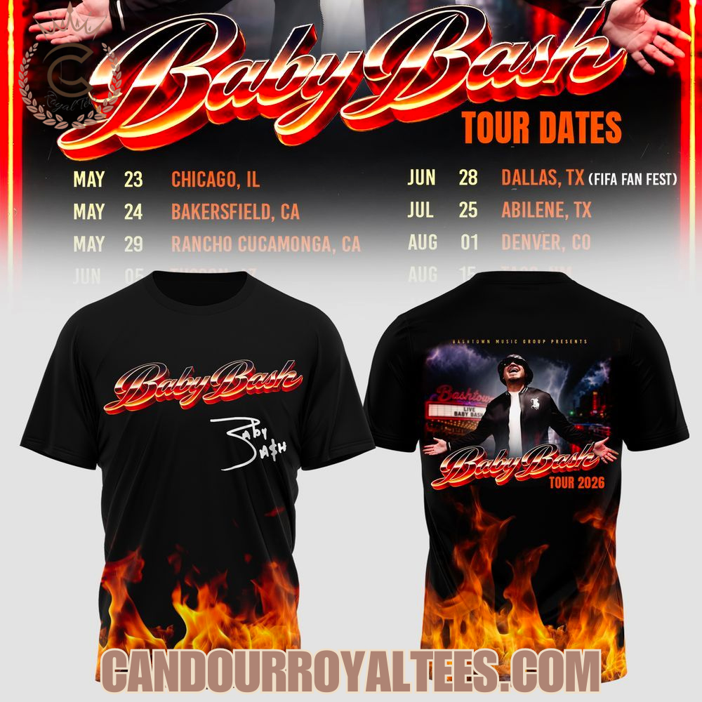 BabyBash Tour 2026 T-Shirt, Hoodie BabyBash Tour 2026 T-Shirt, Hoodie