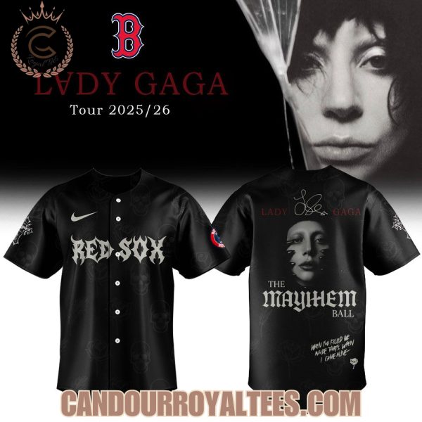 Boston Red Sox Celebrate Lady Gaga’s Mayhem Album Jersey