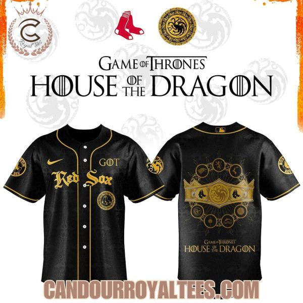 Boston Red Sox Game of Thrones: House of the Dragon 2026 Jersey Black