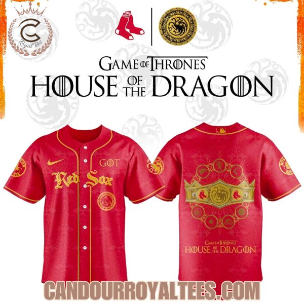 Boston Red Sox Game of Thrones: House of the Dragon 2026 Jersey Red