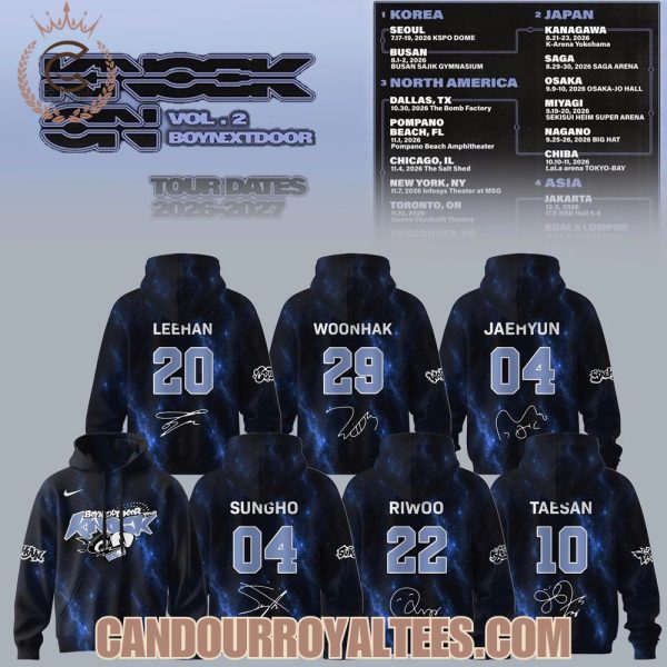 BoyNextDoor Cosmic Blue Tour Hoodie