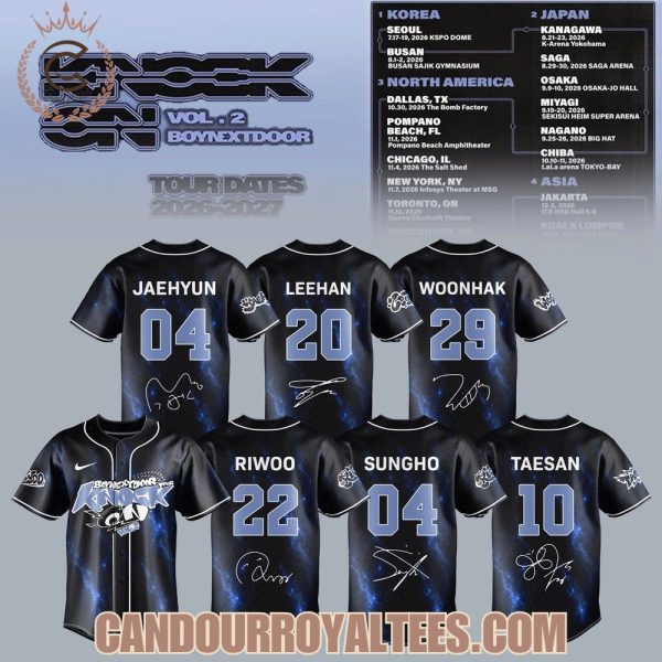 BoyNextDoor Cosmic Blue Tour Jersey