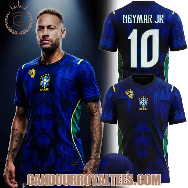 Brazil 2026 Away Jersey – Neymar Jr. #10 Jesus Edition