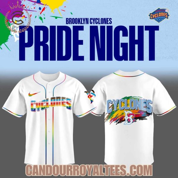 Brooklyn Cyclones Pride Night Jersey