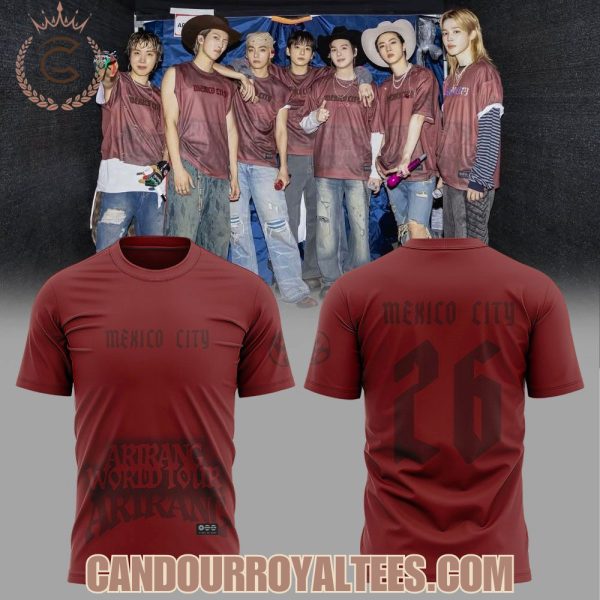 BTS World Tour Arirang na Cidade do México Tshirt, Hoodie