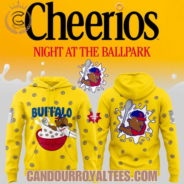 Buffalo Bisons My City Smells Like Cheerios Night Hoodie