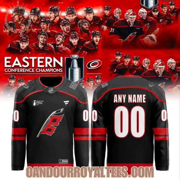Carolina Hurricanes NHL Eastern Conference Champions 2026 Hockey Jersey